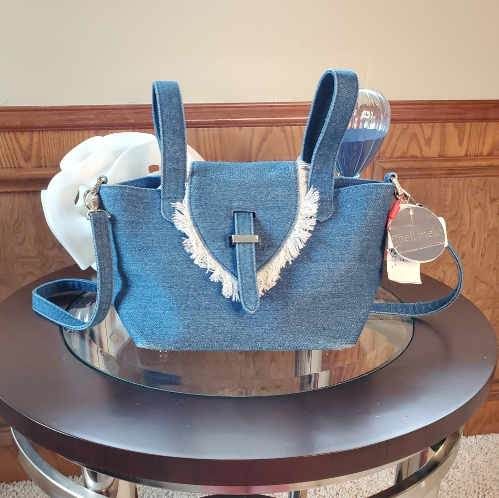 MELI MELO MINI THELA DENIM CROSSBODY